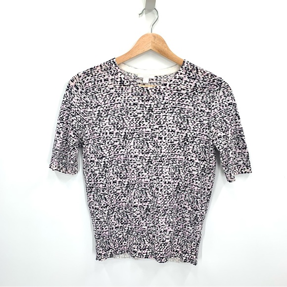 COS 2 Piece Multi-Color Short Sleeve Sweater and Lightweight Jacket Size 4 - Picture 5 of 15